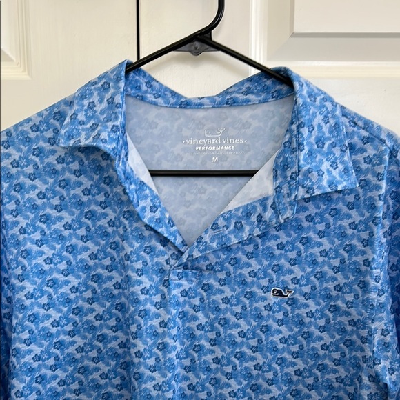 Vineyard Vines Blue Performance Polo - Picture 1 of 3